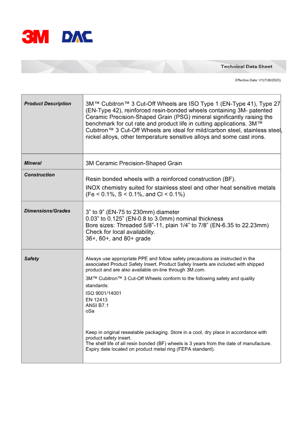 3M WP96系列技術資料_EN